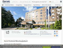 Tablet Screenshot of hotel-moenchengladbach.dorint.com