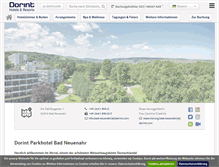 Tablet Screenshot of hotel-bad-neuenahr.dorint.com