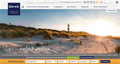 Desktop Screenshot of hotel-sylt-westerland.dorint.com