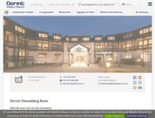 Tablet Screenshot of hotel-bonn.dorint.com
