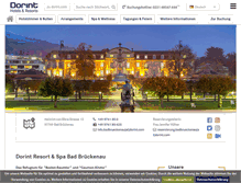 Tablet Screenshot of hotel-bad-brueckenau.dorint.com